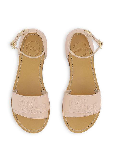Sandalo con logo CHLOE' KIDS | C2087846J